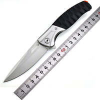 Couteau pliant de survie, de chasse et de camping en plein air OEM avec lame 5CR13MOV et manche G10