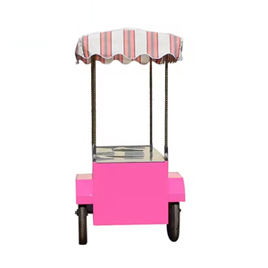 Carrito de Comida JX-IC160 de Aluminio, a Gas/Eléctrico, de 4 Ruedas, para Venta de Helados y Comida Rápida - Product Image 2