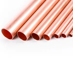 Type M C12200 C12000 T2 TP2 Copper Straight Pipes Pure Copper Tubes For Water Supply Lines
