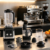 Robot culinaire multifonction 3-en-1 avec minuteur, mixeur en acier inoxydable, vente en gros, commande en gros, OEM ODM disponible pour la maison