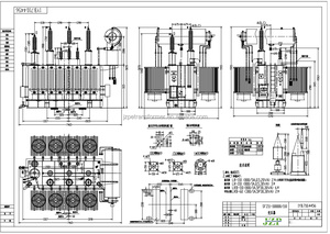 JZP Hiệu Suất Tốt Giá 35KV 69KV 110kv 400KV 250 300 500 800mva Điện Chính Phân Phối Biến Áp - Product Image 3