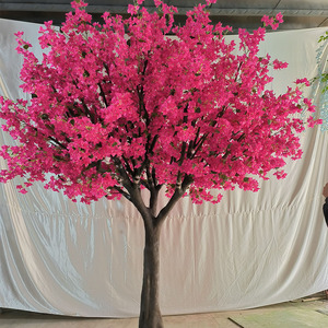 Bán Buôn Đám Cưới Vườn Trang Trí Nội Thất Thanh Lịch Tam Giác Mận Cây Hoa Lụa Sợi Thủy Tinh Nhân Tạo Nhà Máy Cho Đám Cưới Trang Trí - Product Image 6