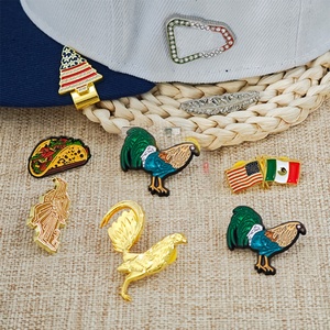 Badge de revers et de chapeau en alliage de zinc, personnalisé, rigide ou souple, avec impression UV, épinglette en émail sur mesure, disponible en stock pour commande en gros - Product Image 4