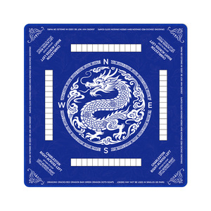 Foldable Portable Customizable Mahjong Mat Nonslip Thickened Mahjong <b>Table</b> Mat for Home Entertainment with Bag - Product Image 2