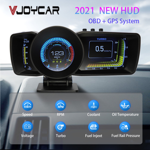 Affichage tête haute universel pour voiture Hud Obd Gps <span class=keywords><strong>Speedo</strong></span> Meter RPM Turbo Pressure Varie Interface OBD2 Heads Display for Safety Driving - Product Image 3