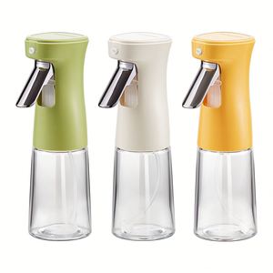 240ml Oil Dispenser Cooking Wine Soy <b>Sauce</b> Vinegar Soybean Peanut Olive Glass Spray Oil Storage Bottles - Product Image 2
