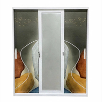 Armoire en acier à motifs imprimés sur mesure LAKSHYO, 3 portes, placard métallique, porte coulissante, armoire de rangement, meubles de chambre à coucher