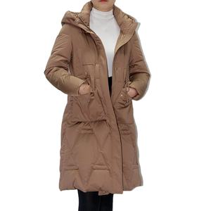 Abrigo de plumón de <span class=keywords><strong>ganso</strong></span> personalizado para <span class=keywords><strong>mujer</strong></span>, abrigo largo de invierno, 2023 - Product Image 1