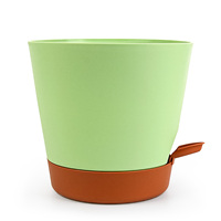 Nouveau pot de fleurs auto-absorbant multi-tailles en plastique PP pour pépinière, pot auto-arrosant durable avec trous de drainage, capacité multiple
