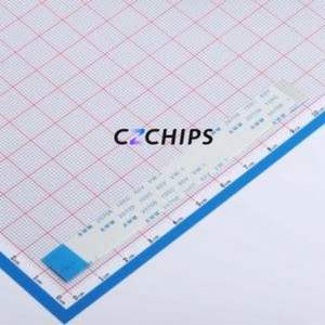 ZX-FFC1.0-F-10048-11P FFC Cable (Flexible Flat Cable) P=1mm Connector 11P 1mm Reverse 10cm - Product Image 1