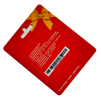 Anpassen des Drucks RFID-PVC-Karte zum Teilen Kontakt informationen 13,56 MHz Chip Smart NFC Visitenkarte mit Papier verpackung