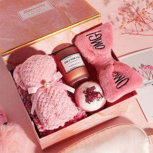 Nouvelle conception, vente en gros, coffret de soins corporels à marque privée, emballage en panier métallique, coffret cadeau de parfum longue durée, coffret cadeau de <span class=keywords><strong>spa</strong></span> - Product Image 3