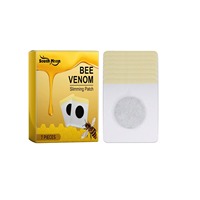 Crème Chaude Ventre Plat au Venin d'Abeille et au Gingembre, Brûle-Graisse, Patchs Amincissants pour la Perte de Poids en 7 Jours