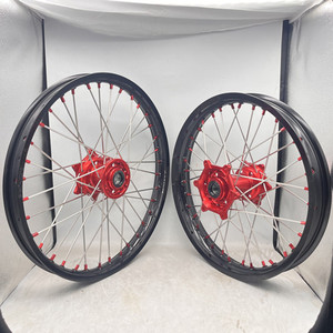 Set di Ruote per Motocross <span class=keywords><strong>YZF</strong></span> 250 con Cerchio Blu e Mozzo Blu - Product Image 2