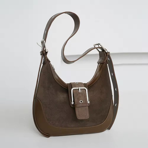 Sac à bandoulière vintage pour femme, sac de créateur de luxe, mode, haute qualité, cuir véritable, bandoulière simple, grande capacité, sac de shopping - Product Image 2