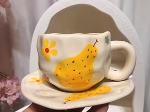 New Products <b>Reusable</b> Coffee <b>Cup</b> Tea <b>Cups</b> & Saucers <b>Cup</b> Ceramic Custom Printing Logo for Christmas Gift - Product Image 2
