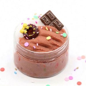 Hot Sale DIY Thousand Silk Mud Solid Monochrome Snowflake <b>Clay</b> Plastic Colorful Changing Fluffy Playdough Slime - Product Image 1