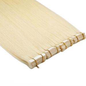 Extensiones de Cabello Humano Ruso de Primera Calidad, Inyectadas sin Costuras, con Cinta Adhesiva - Product Image 1