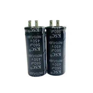 300000 Hours 450v 560uf Snap-in Aluminum Electrolytic Capacitor Hair Removal Capacitor