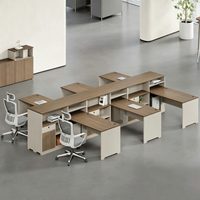 Poste de travail modulaire moderne et écologique avec cloison de séparation et chaise, idéal pour les écoles et les bureaux