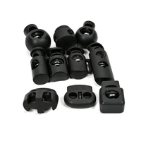 Fabricants prix en gros protection de l'environnement en plastique noir boucle réglable boulon de verrouillage de corde accessoires pour lanière