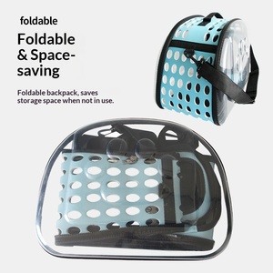 Trasportino a tracolla per animali domestici, traspirante, portatile, pieghevole, trasparente, <span class=keywords><strong>grande</strong></span> capacità, capacità 5 kg, zaino da viaggio per gatti e cani, all'ingrosso - Product Image 5