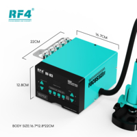 Station de soudage à air chaud RF4 RF-H3 avec affichage numérique pour réparation de téléphones, PCB, IC, BGA et dessoudage