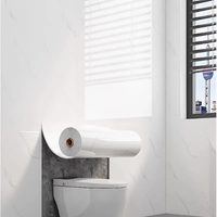 Panneau Mural Autocollant Blanc Pur Laqué pour Fond Décoratif de Maison