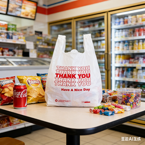 ถุงพลาสติก HDPE ทนทานจากโรงงานโดยตรง พร้อมหูหิ้วยาว จัดส่งรวดเร็ว ใช้แล้วทิ้ง เหมาะสำหรับปิกนิกและตั้งแคมป์กลางแจ้ง - Product Image 1