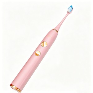 Brosse à dents électrique sonique rechargeable USB personnalisable avec logo OEM, 15 modes de nettoyage, LED, étanche, vibration intelligente, IPX7, pour voyage - Product Image 4