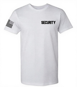 <span class=keywords><strong>T</strong></span>-<span class=keywords><strong>Shirt</strong></span> in cotone bianco di sicurezza con Logo personalizzato all'ingrosso <span class=keywords><strong>T</strong></span>-<span class=keywords><strong>Shirt</strong></span> serigrafia da uomo nero <span class=keywords><strong>T</strong></span>-<span class=keywords><strong>Shirt</strong></span> per evento uniforme da uomo - Product Image 4