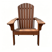 Meubles d'extérieur modernes résistants aux intempéries, anti-corrosion, chaises Adirondack en plastique pour jardin