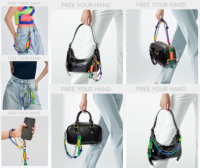 RW 2025 Accessoires de sac chic Sac à dos en cuir et métal artisanal Sac à main Sangles de sac Chaîne Porte-clés Charms pour décoration de vêtements