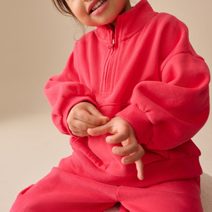 <span class=keywords><strong>Felpa</strong></span> <span class=keywords><strong>con</strong></span> Cappuccio in Cotone Casual per Bambini <span class=keywords><strong>con</strong></span> <span class=keywords><strong>Cerniera</strong></span> Personalizzata OEM, Pullover per Ragazzi e Ragazze - Product Image 1