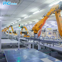 Panel Surya Monokristalin Bifasial PNG Factory Direct 600W 615W 710W Modul PV Half Cell Panel Surya Kaca Ganda