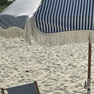 Алюминиевая стойка и деревянная стойка с возможностью нанесения логотипа, Солнцезащитный пляжный зонт с бахромой, пляжный зонт с кисточками и подставкой - Product Image 4