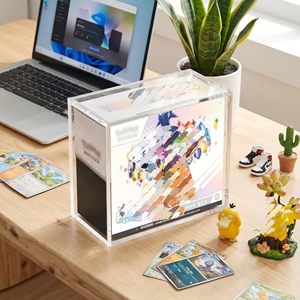 Caja Protectora Acrílica Moderna con Resistencia a los Rayos UV y Fuerte Imán para Cartas Coleccionables Elite Trainer Box, Superficie Pulida, ETB - Product Image 5
