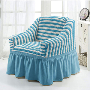 Housse de canapé universelle quatre saisons, moderne, simple, couleur unie, vert foncé, rouge vin, couverture intégrale, élastique, <span class=keywords><strong>gaze</strong></span> à bulles - Product Image 5