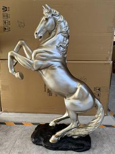 Custom Life-Size Black Fiberglass Resin Standing Horse Statue Outdoor Garden Decorative Accent Art Sculpture <strong>Animal</strong> Ornament - Product Image 3