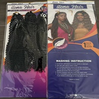 Cheveux Passion Twist Freetress Water Wave, extensions de cheveux synthétiques pour tresses au crochet, pour Boho Locs, Faux Locs, Butterfly Locs