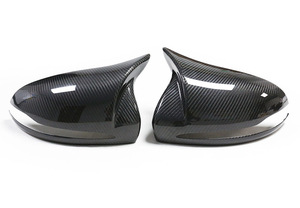 Pour Mercedes-Benz Classe B/C/E/S AMG GT C300, patch de rétroviseur latéral en fibre de carbone sèche noire, compatible avec la marche arrière - Product Image 3