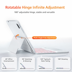 Teclado Bluetooth Magnético Desmontable para iPad, Ligero y Portátil, con Carga Tipo-C, Compatible con iPad Air Pro Laudtec - Product Image 3