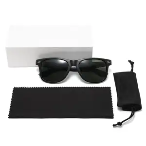 2023 3 In 1 Classical Plastic Sun Glasses Cheap Polarized UV400 Sunglasses with Paperboard Boxes Glasses bag Glasses cloth