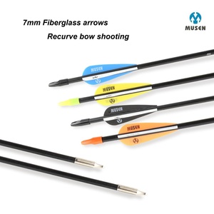 Giá rẻ bán buôn musen recurve <span class=keywords><strong>Bow</strong></span> sợi thủy tinh bắn cung mũi tên cho người mới bắt đầu thực hành chụp sợi thủy tinh sợi thủy tinh - Product Image 5