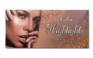 Paleta de resaltado MICOLOR de etiqueta privada, resaltador para principiantes, colorete de potencia de sombreado prensado para todo tipo de piel - Product Image 4