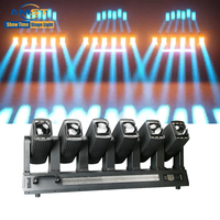 Luz de Cabeza Móvil LED Estroboscópica de Doble Cara 6+6 Más Vendida, Actualizada, 6x80W RGBW 4EN1 DMX512, Iluminación de Efecto de Barra para Escenario