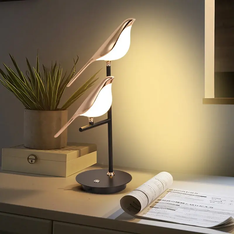 현대 Led 테이블 책상 조명 까치 새 모델 독서 램프 실내 조명 침실 침대 옆 거실 홈 장식