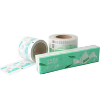 Film plastique laminé en rouleau pour emballage de serviettes/papiers toilettes/mouchoirs, imprimé sur mesure, vente en gros d'usine