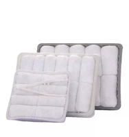 Factory Custom Free Samples Airline Cotton Towels Airline square Towels Custom Disposable Hand Towels