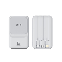 Batterie externe magnétique 10000 mAh avec logo personnalisé, charge rapide, portable, chargeur de téléphone